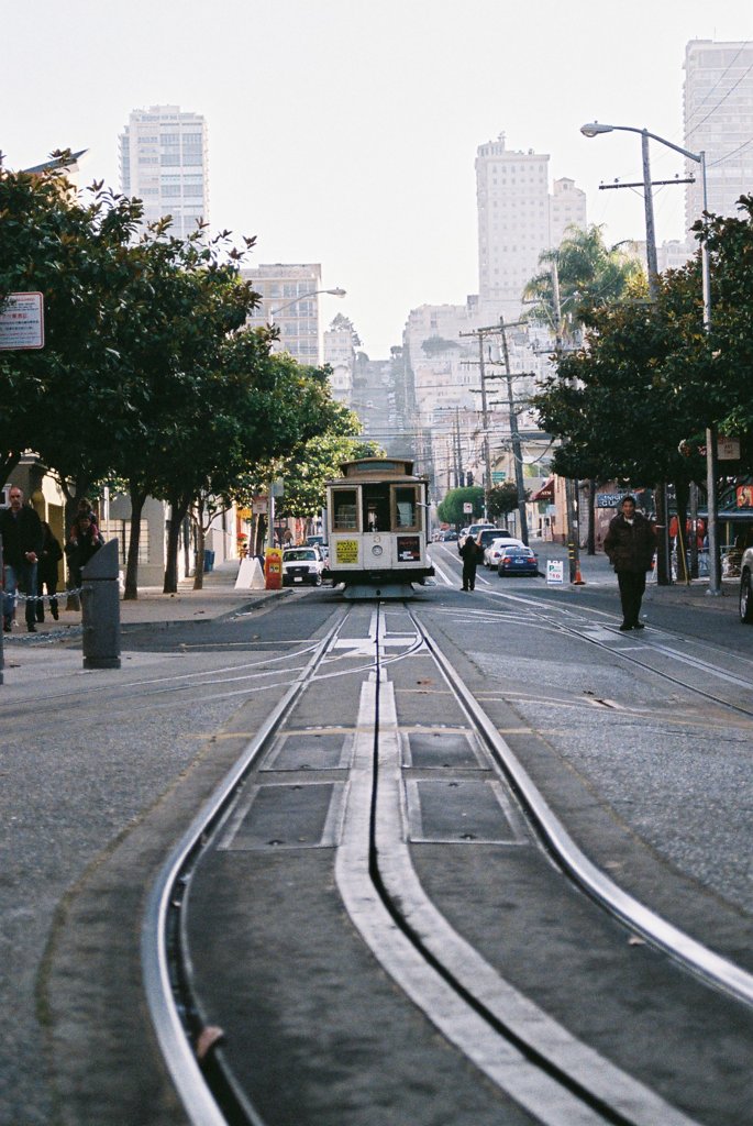 Streetcar track