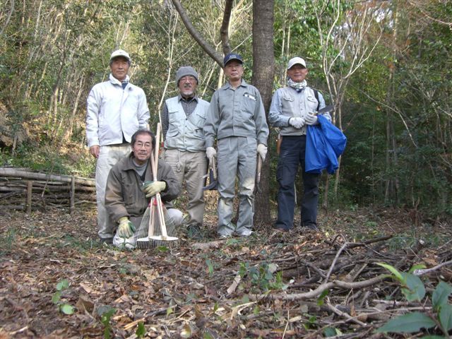 20111218交野森フィールド参加者