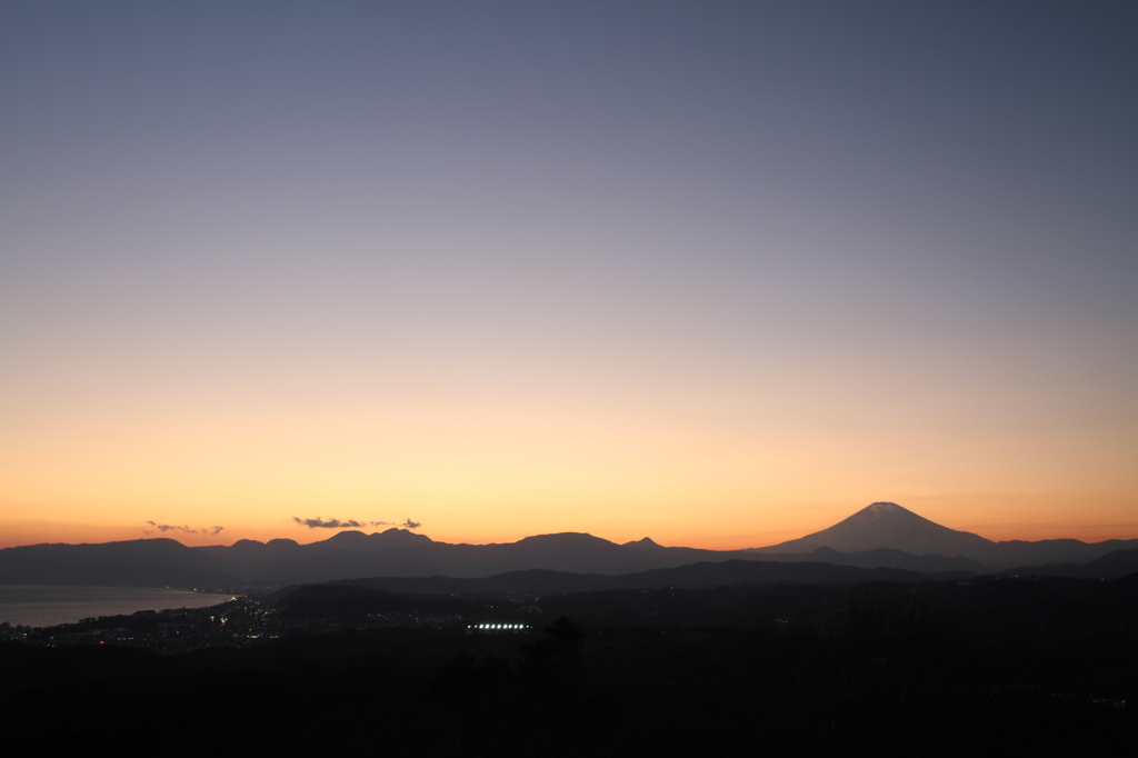 湘南の夕焼け