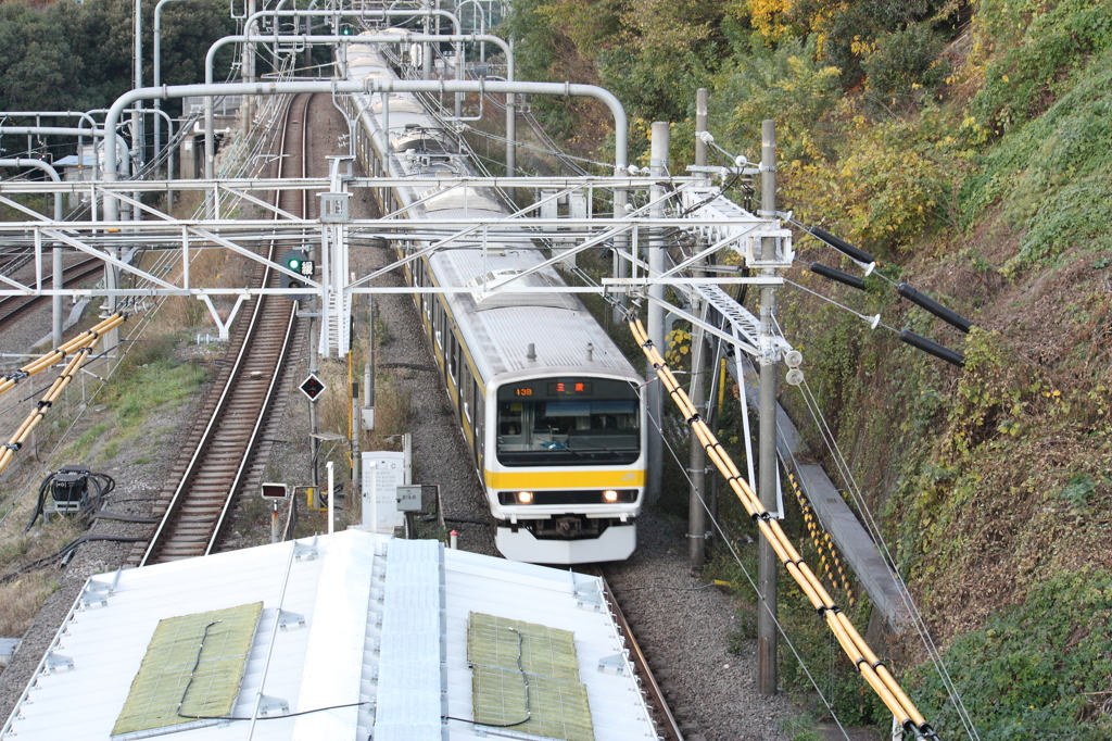 総武線（四谷駅）