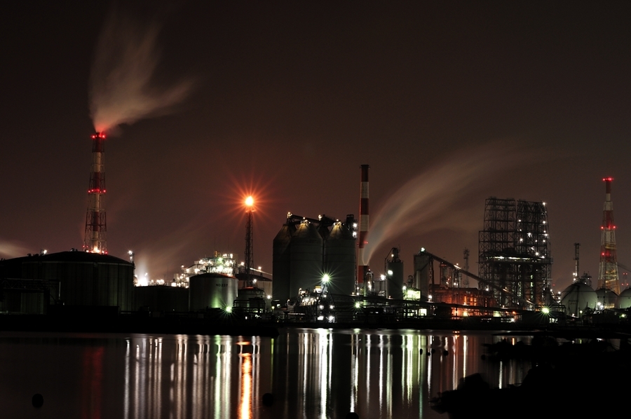水島の夜