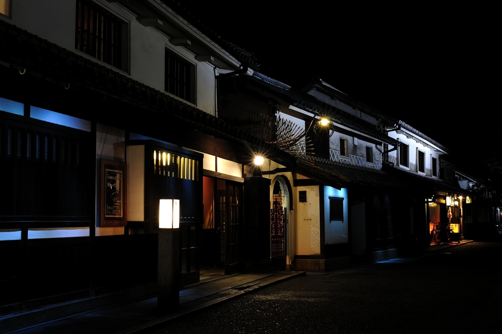 夜の美観地区