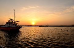 Sunset harbor