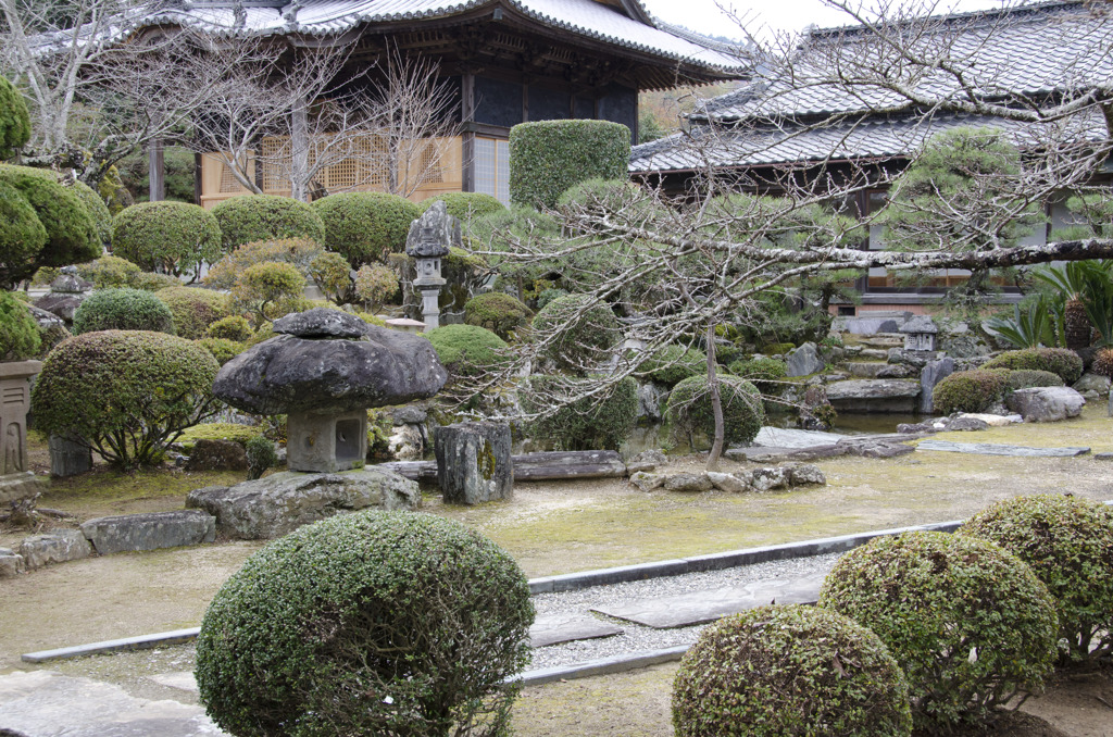 由緒ある古刹の名庭園