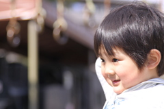 ”でへへ”のおさる