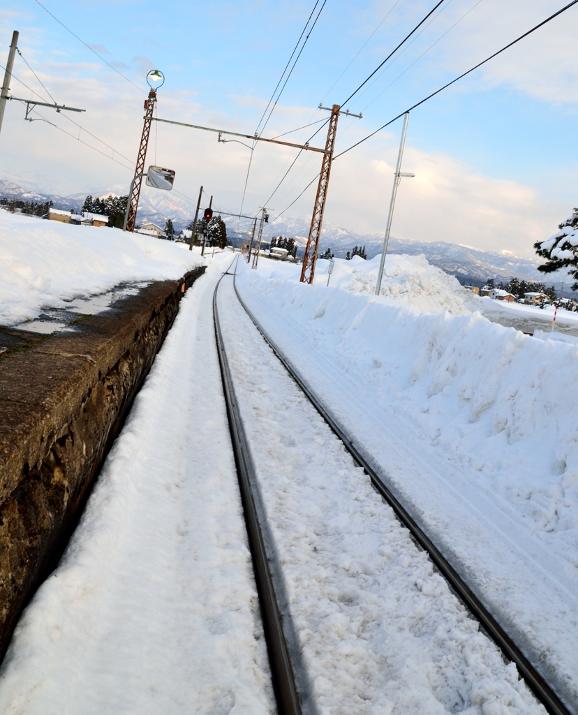 線路は続くよ