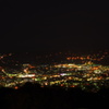 蔵王山展望台からの夜景