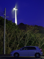 蔵王山の風車