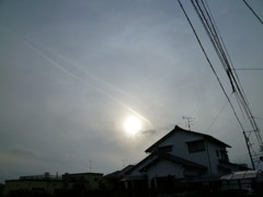 微かな太陽