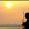 宍道湖と夕日_2