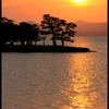 宍道湖と夕日_3