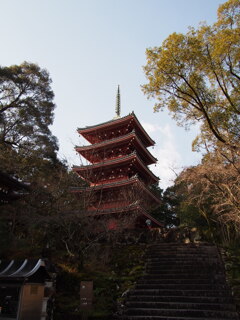 竹林寺五重塔