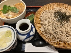 かつ丼とざる蕎麦