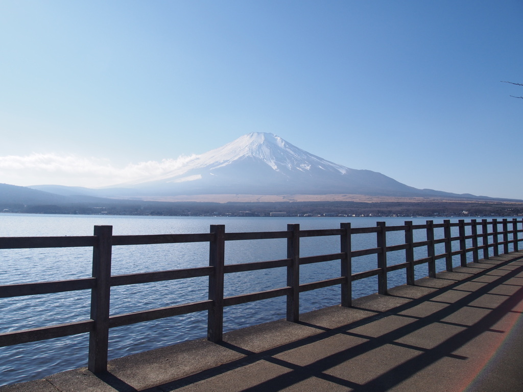 山中湖からの富士山