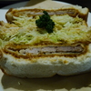 キャベツたっぷりカツサンド