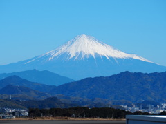 静岡空港からの富士山