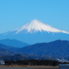静岡空港からの富士山