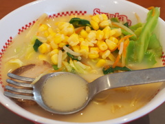 スガキヤの野菜ラーメン
