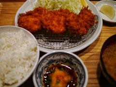 多摩霊園のヒレカツ