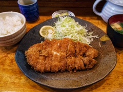 西調布の上ロースとんかつ定食