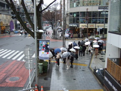 雨の渋谷