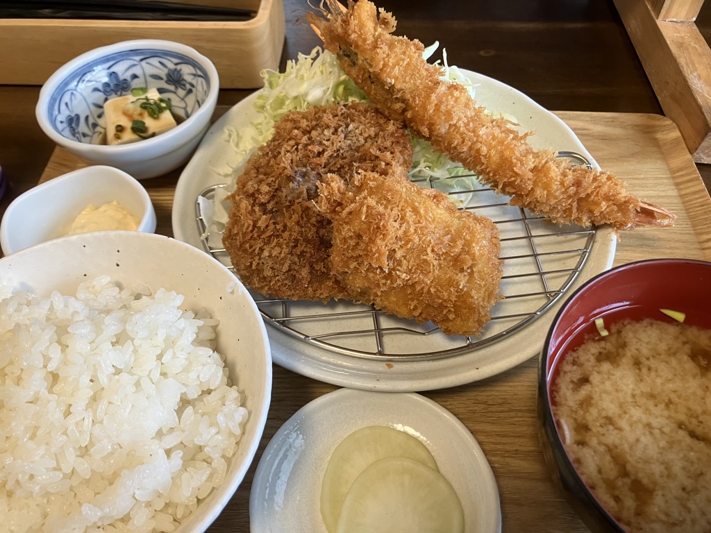 ヒレメンチエビフライ
