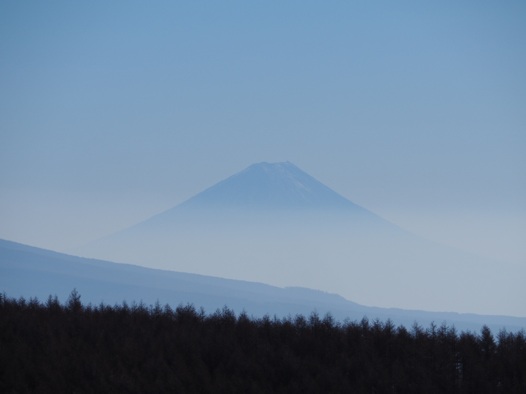 霧ヶ峰からの富士山