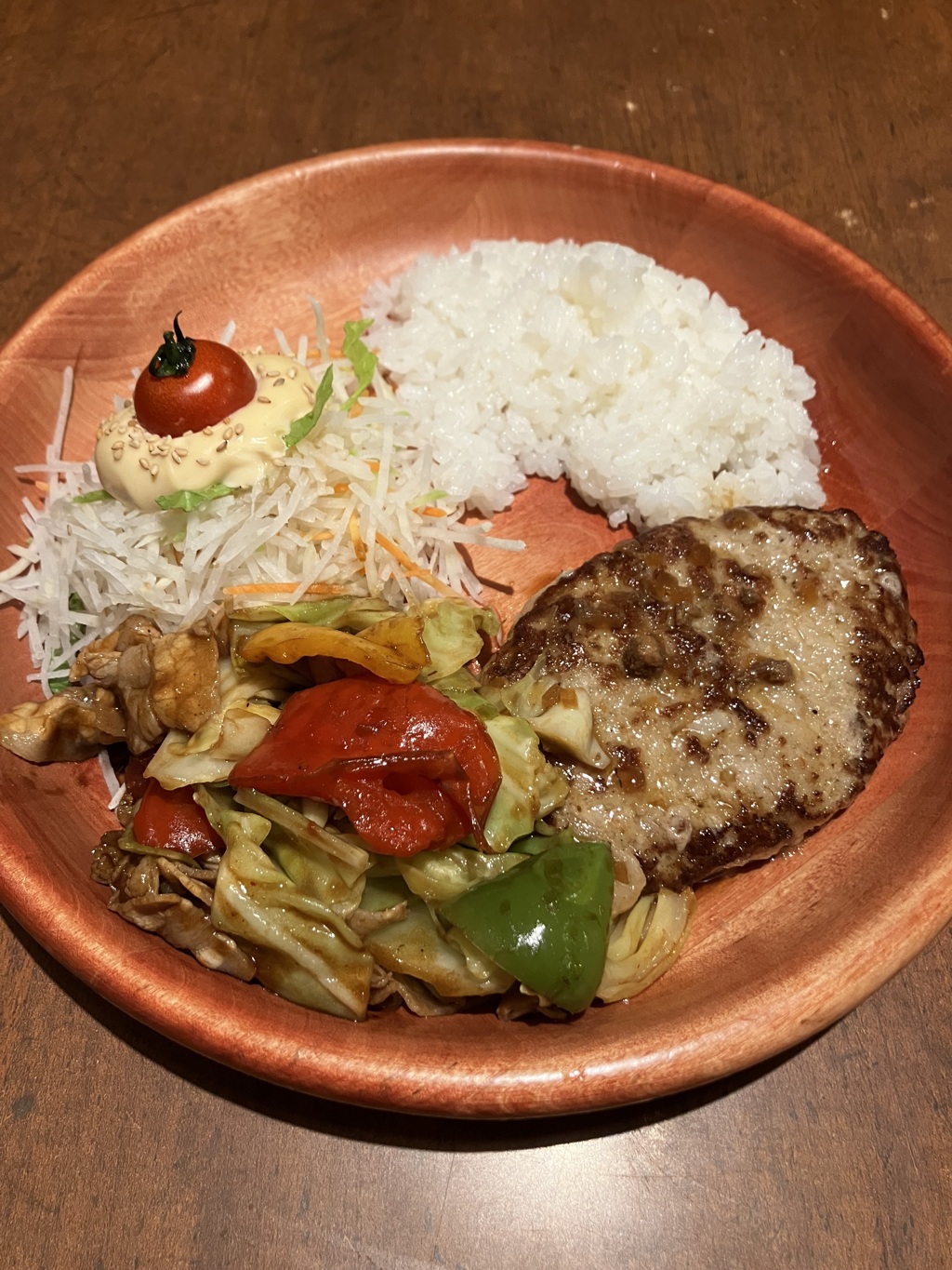 びっくりドンキーハンバーグ回鍋肉セット