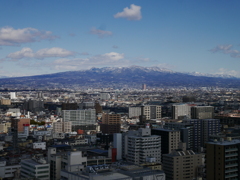 高崎市役所展望台からの赤城山