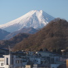 大月からの富士山