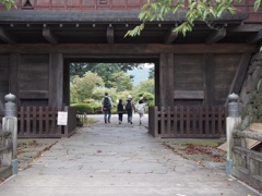 高島城冠木門