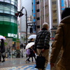 雨の新宿