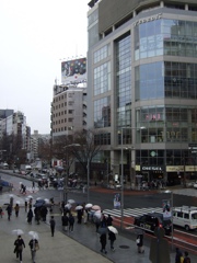 雨の渋谷