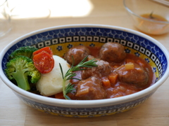白州の牛ミートボールランチ