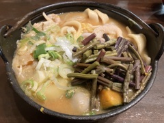 甲府小作の豚肉ほうとう