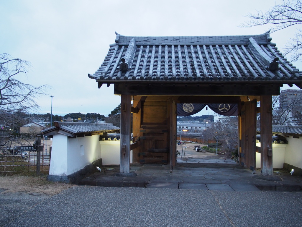 掛川城四足門