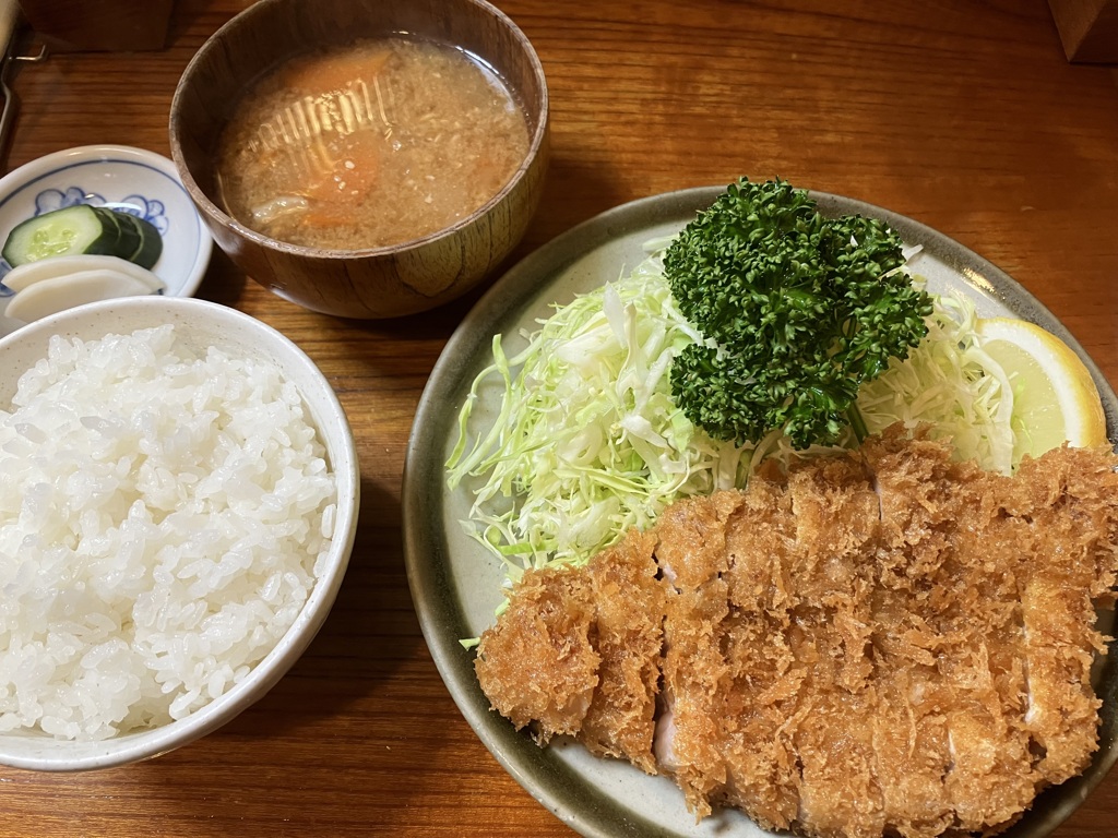 大森のロースカツ定食