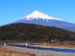 富士川と富士山