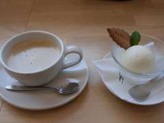 コーヒーとジェラート
