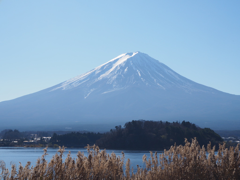 大石公園からの富士山