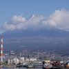 田子ノ浦港と富士山