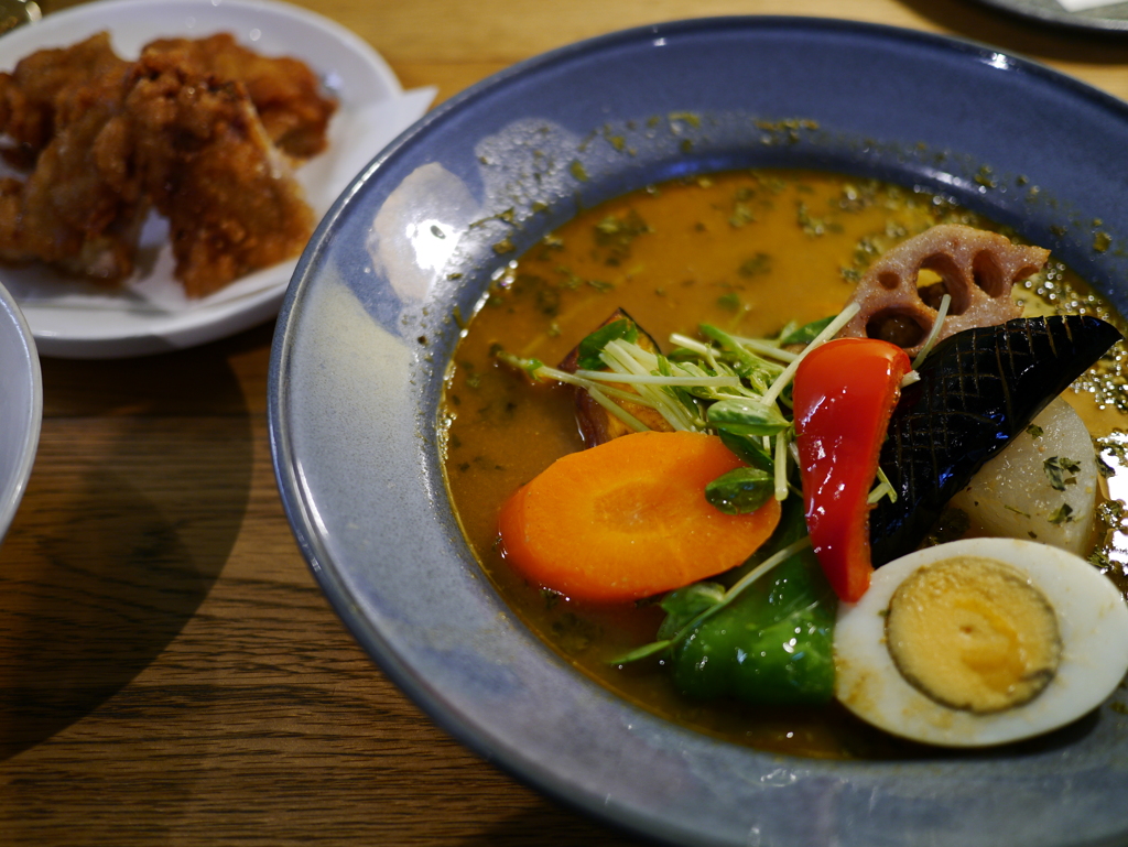 ザンギとスープカレー