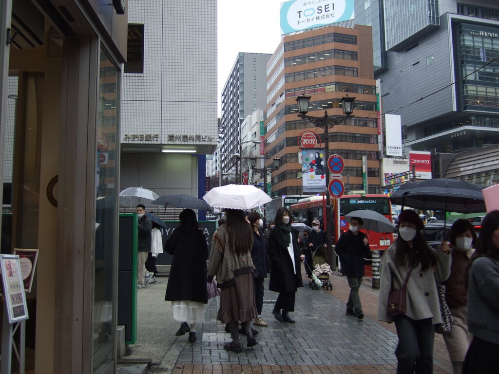 雨の渋谷