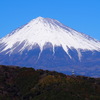富士川SAからの富士山