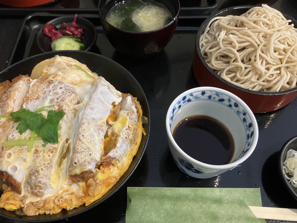 カツ丼ざる蕎麦セット