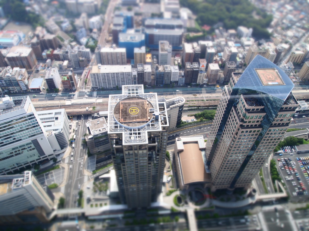 みなとみらい地区で一番高い場所