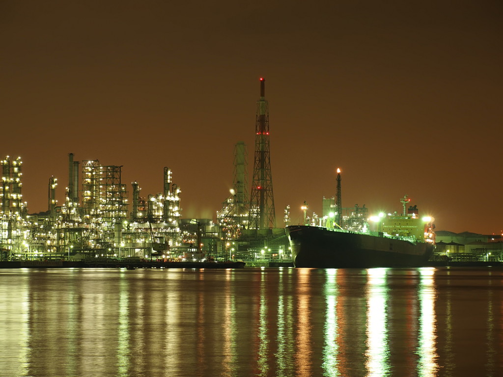 新磯子の夜景