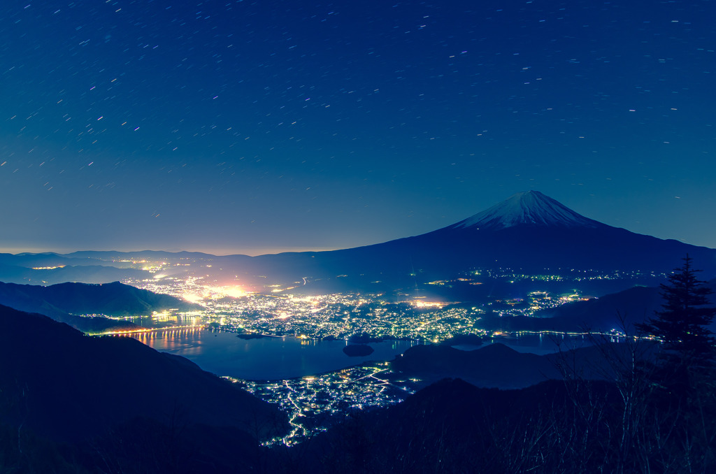 新道峠からの富士山