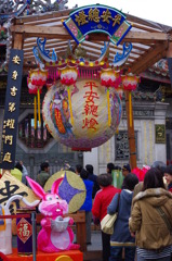 台北 龍山寺 元宵節 (ランタン祭り） 