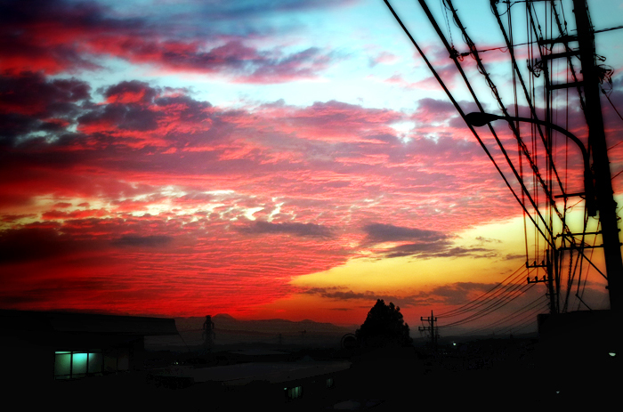 富士山見えた